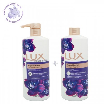  Combo 2 chai Sữa tắm LUX Thái lan ( 500ml)-Magical Orchid